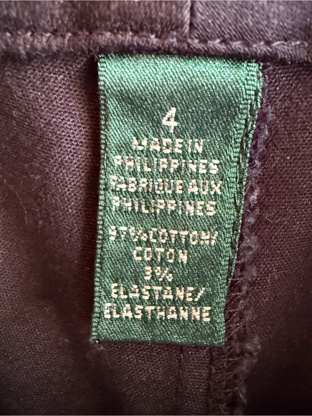 Lauren Ralph Lauren (LRL) Black Stretch Bermuda Shorts Sz 4 Gold Logo Button - Picture 4 of 11